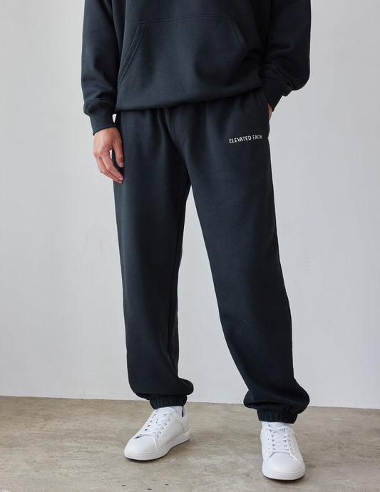 Basics Black Unisex Sweatpant