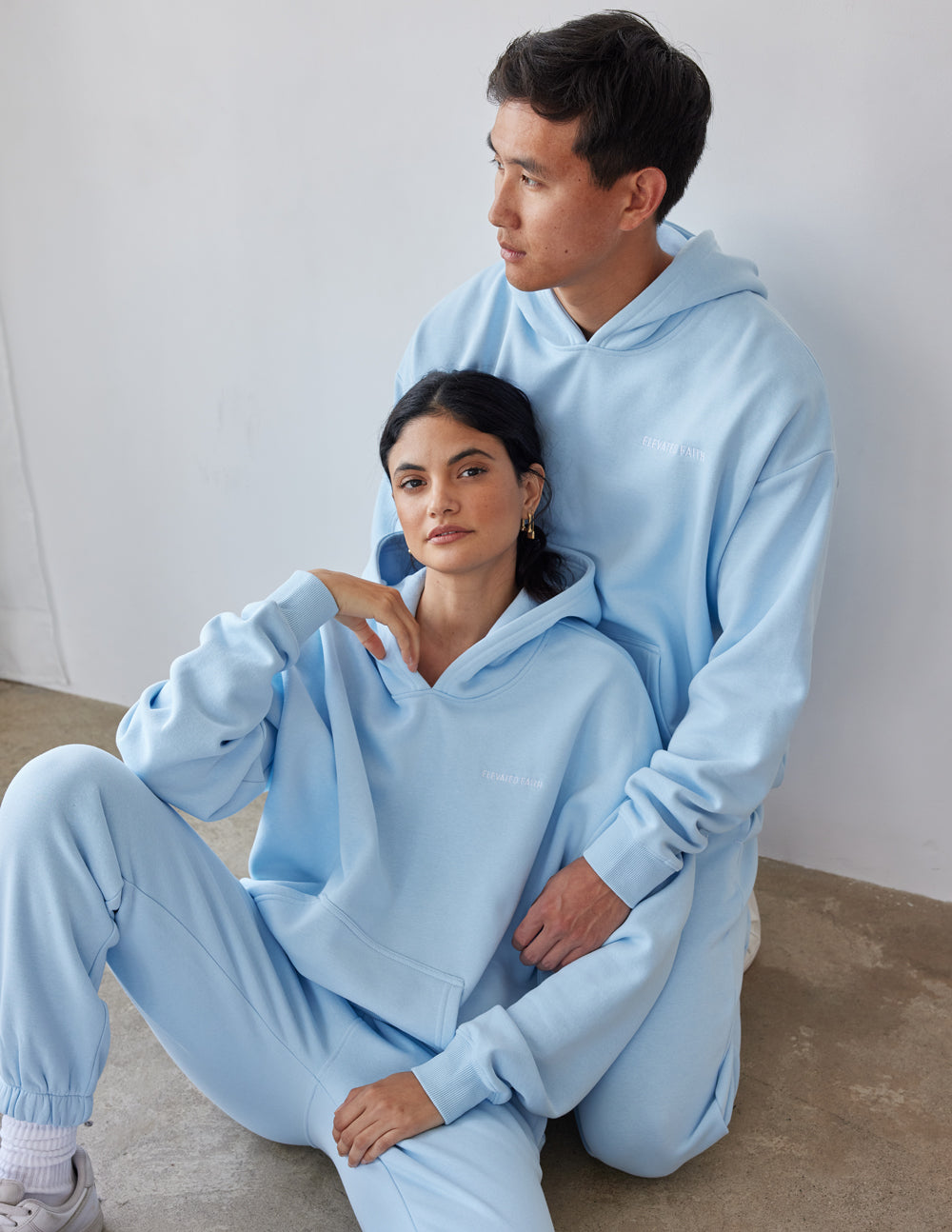 Basics Dream Blue Unisex Hoodie